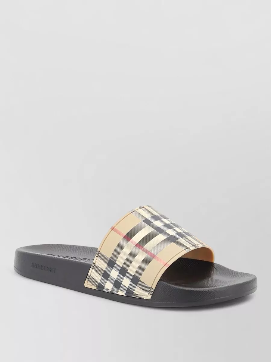 Burberry Check Slides