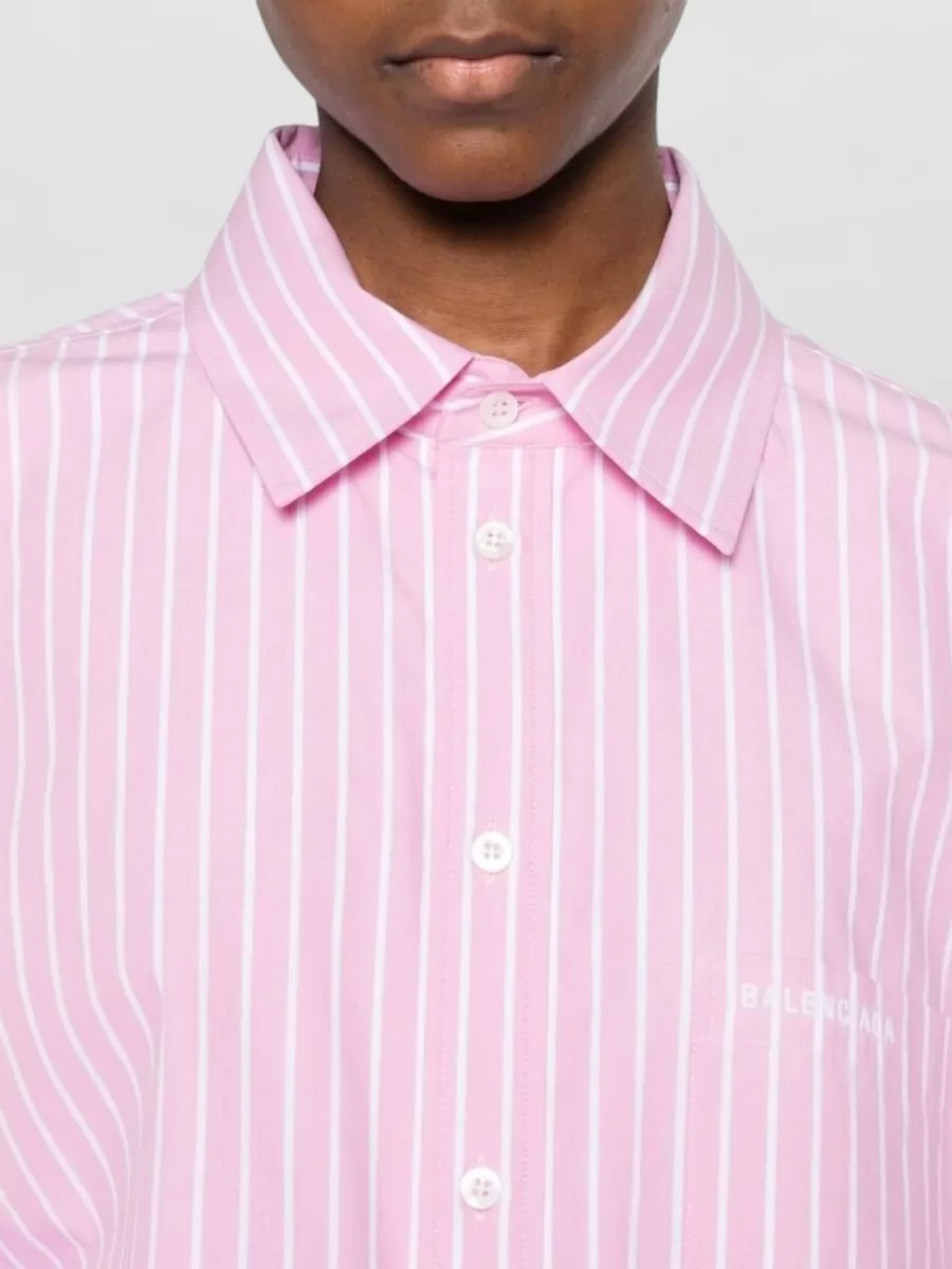 Balenciaga Striped Cotton Shirt