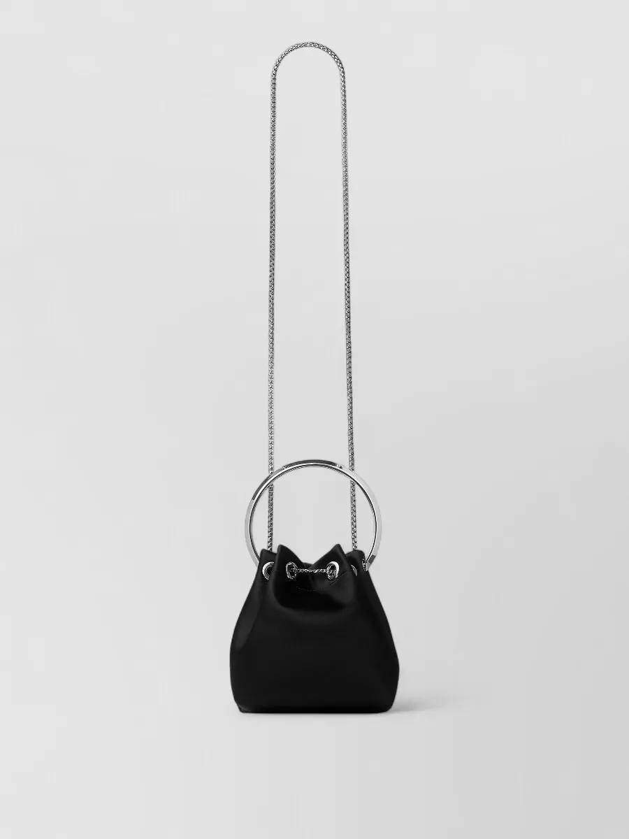 Jimmy Choo Bon Bon Satin Bucket Bag