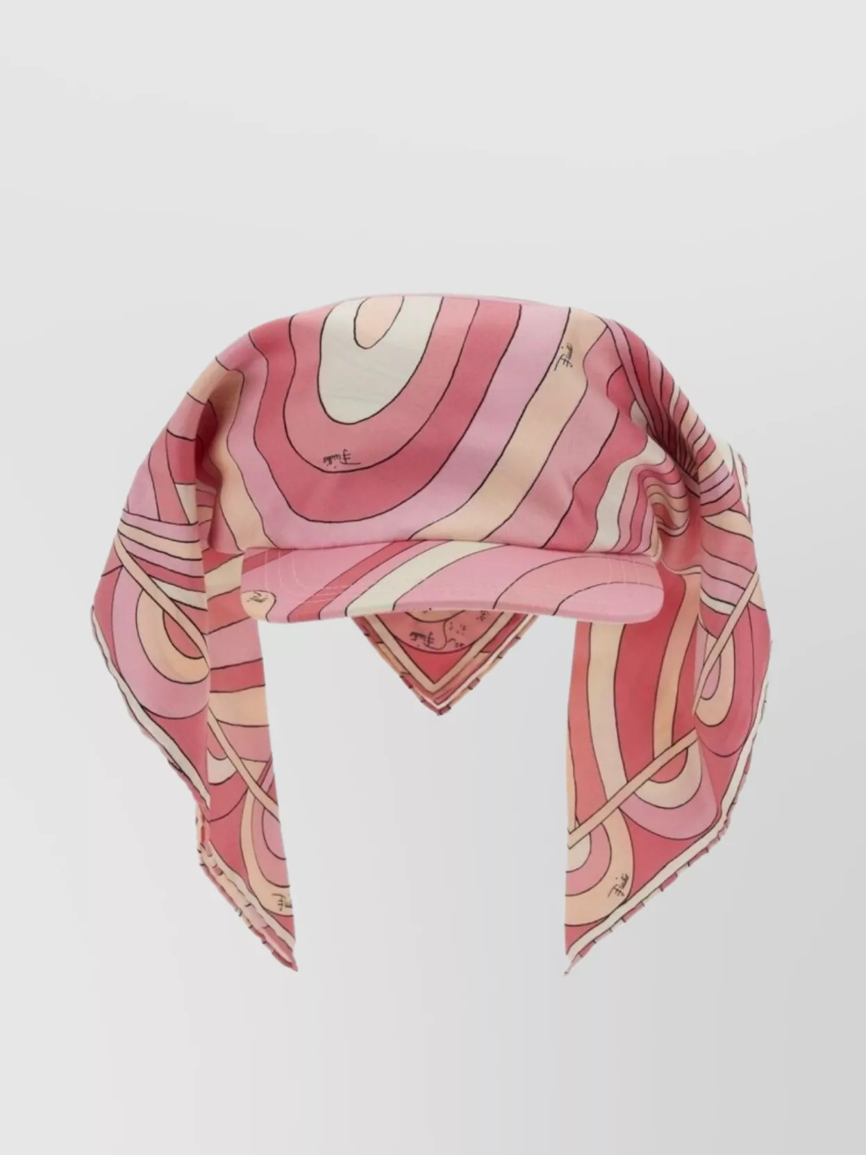 【送料&関税込】Pucci Visor With Scarf Pucci Scarf print visor curved brim | The Fashion Square