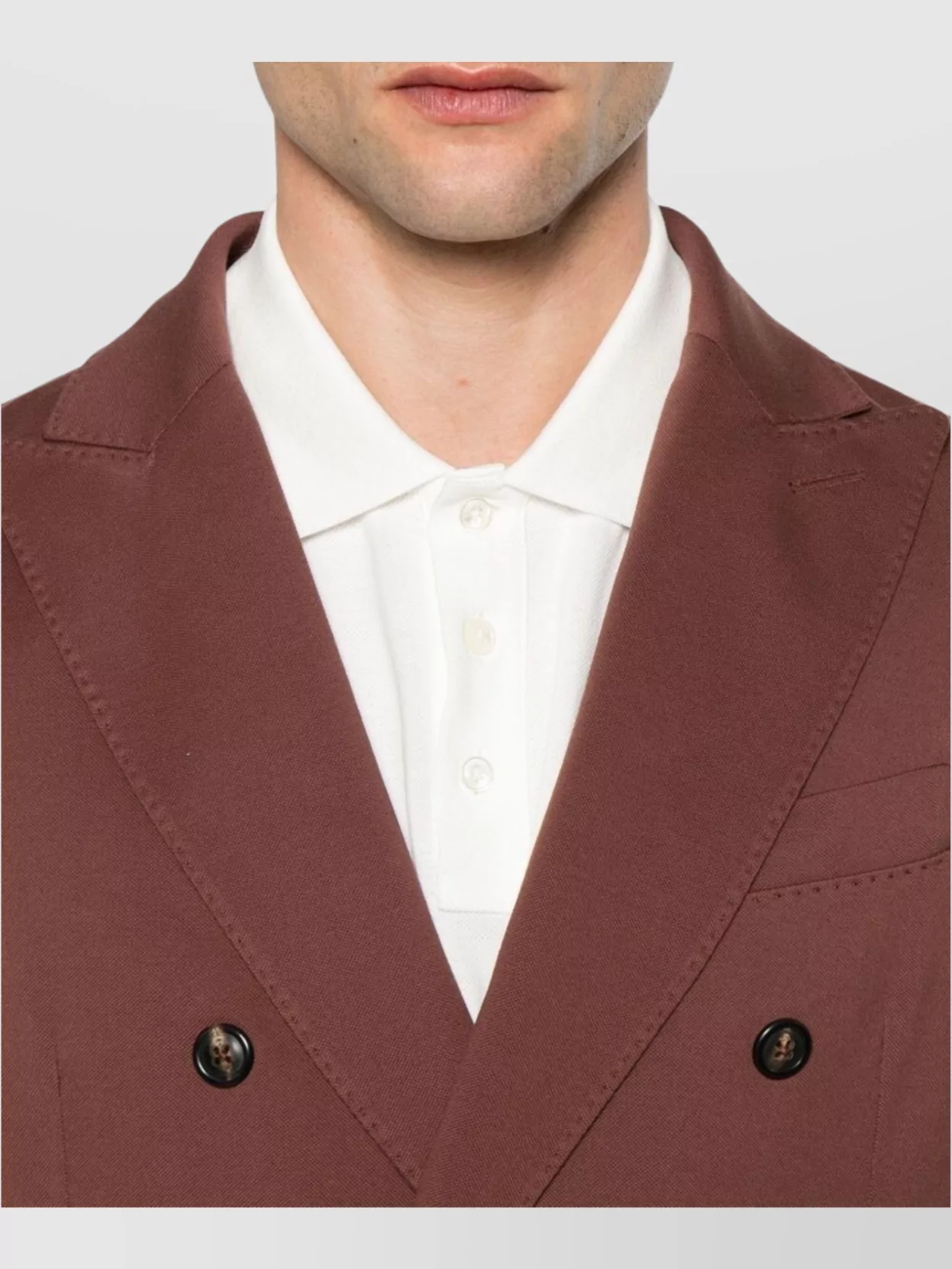 Circolo 1901 Double-Breasted Cotton Jacket With Rear Vents