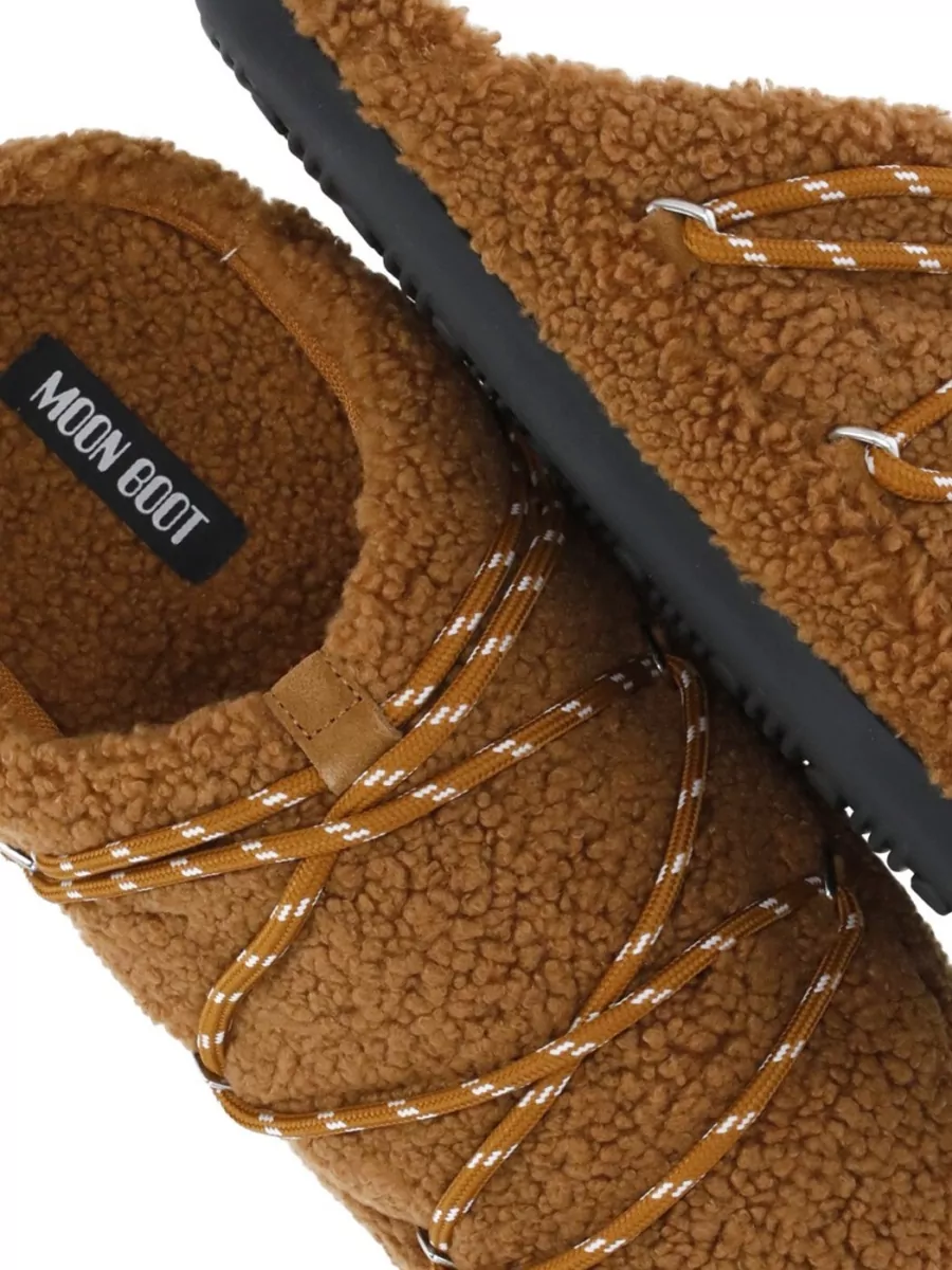Moon Boot Shearling Slippers