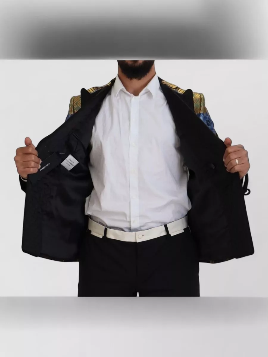 Dolce&Gabbana Single Breasted Wool Blend Blazer