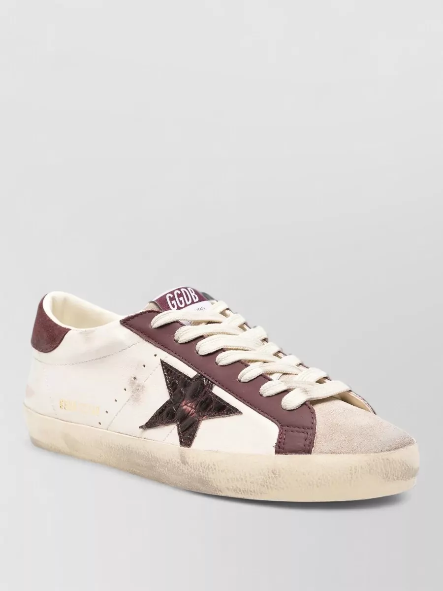 Golden Goose leather low-top sneakers