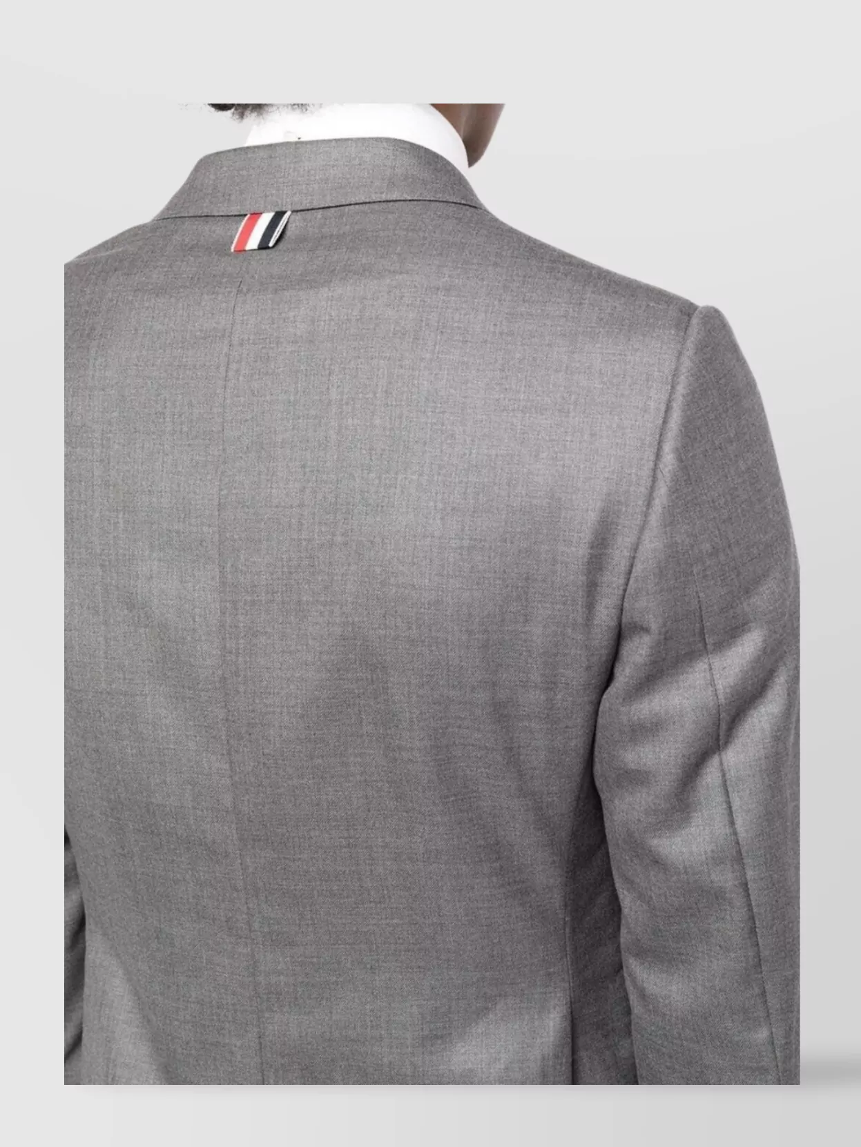 Thom Browne Tailored Sport Coat Slim Fit Super 120s Twill In Gray
