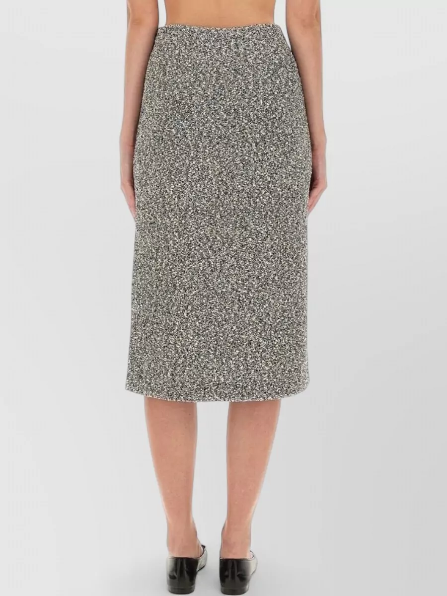 Tory Burch Tweed Midi Skirt