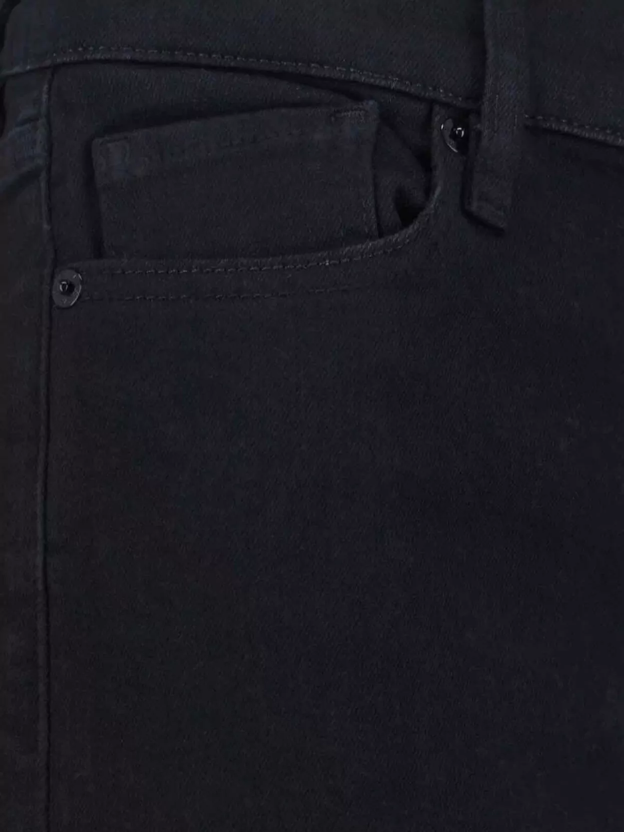 Frame Straight Trousers With Pockets And Belt Loops