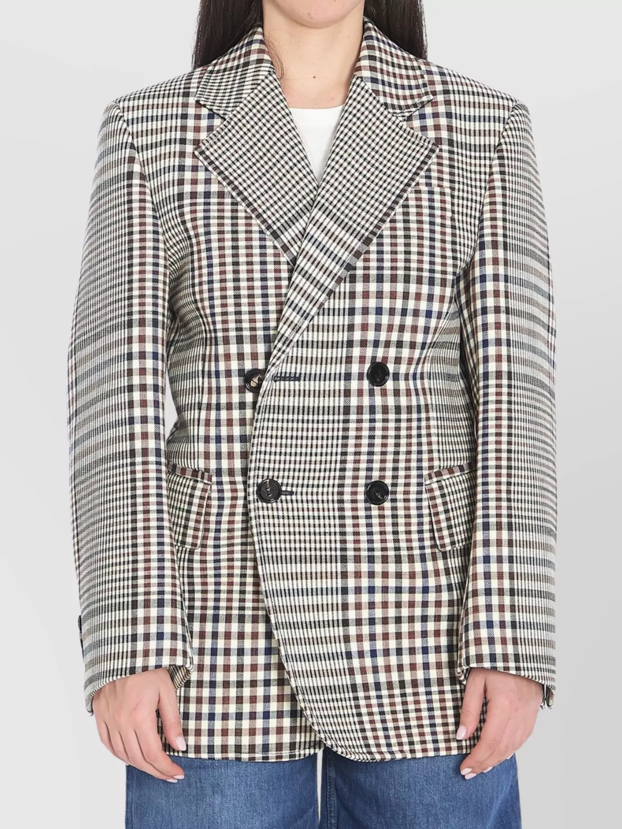 Bottega Veneta Double-breasted Blazer With Structured Cotton Blend
