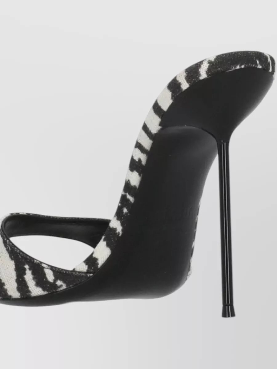 Paris Texas Zebra-Print Mules