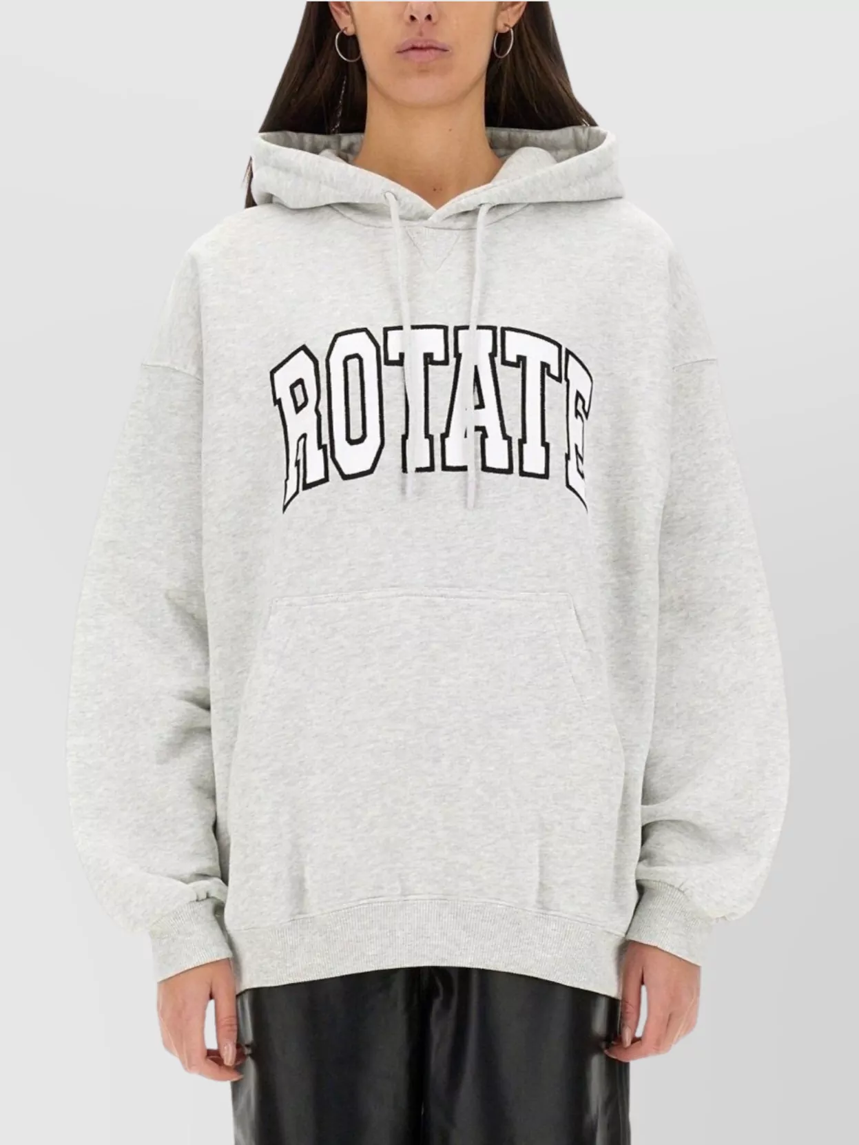 Rotate Birger Christensen Oversized Hooded Cotton Sweatshirt