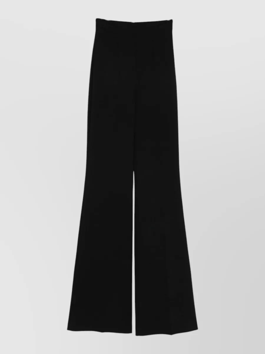 Sportmax High-Rise Flared Wide-Leg Trousers