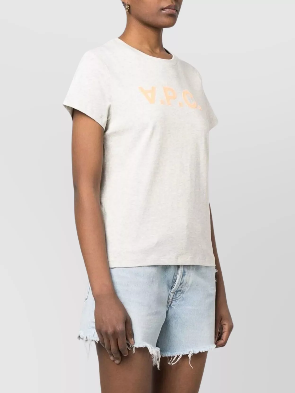 A.p.c. Classic Crewneck T-Shirt With Straight Hem
