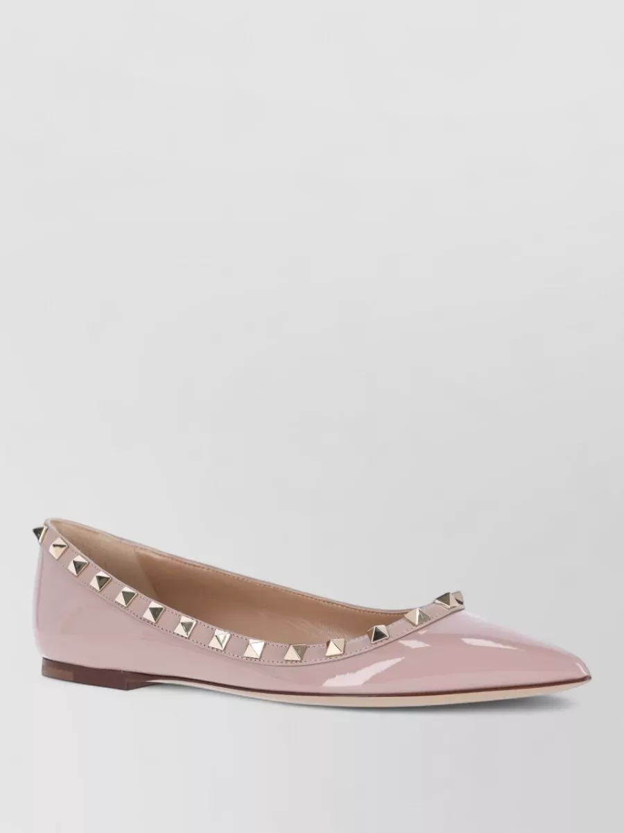 Valentino Garavani leather ballerina shoes