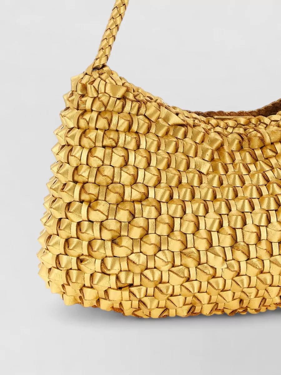 Dragon Diffusion Na Leather Braided Shoulder Bag