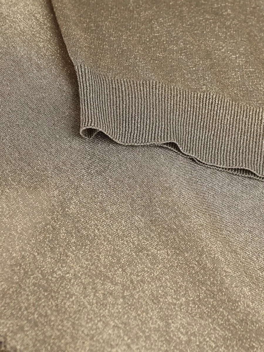 Valentino Garavani Metallic Knit V-Neck Jumper
