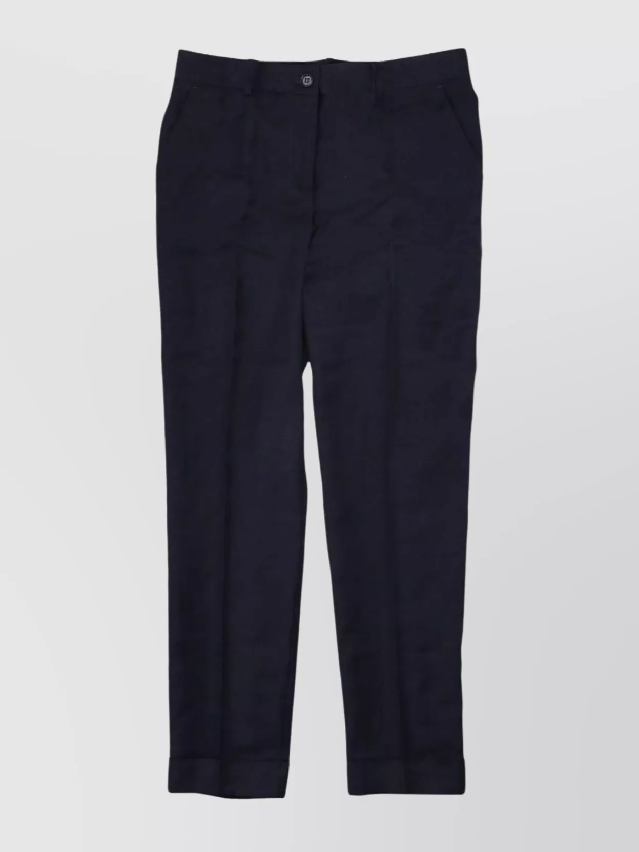 P.a.r.o.s.h Tailored Double-breasted Trousers Pockets In Blue