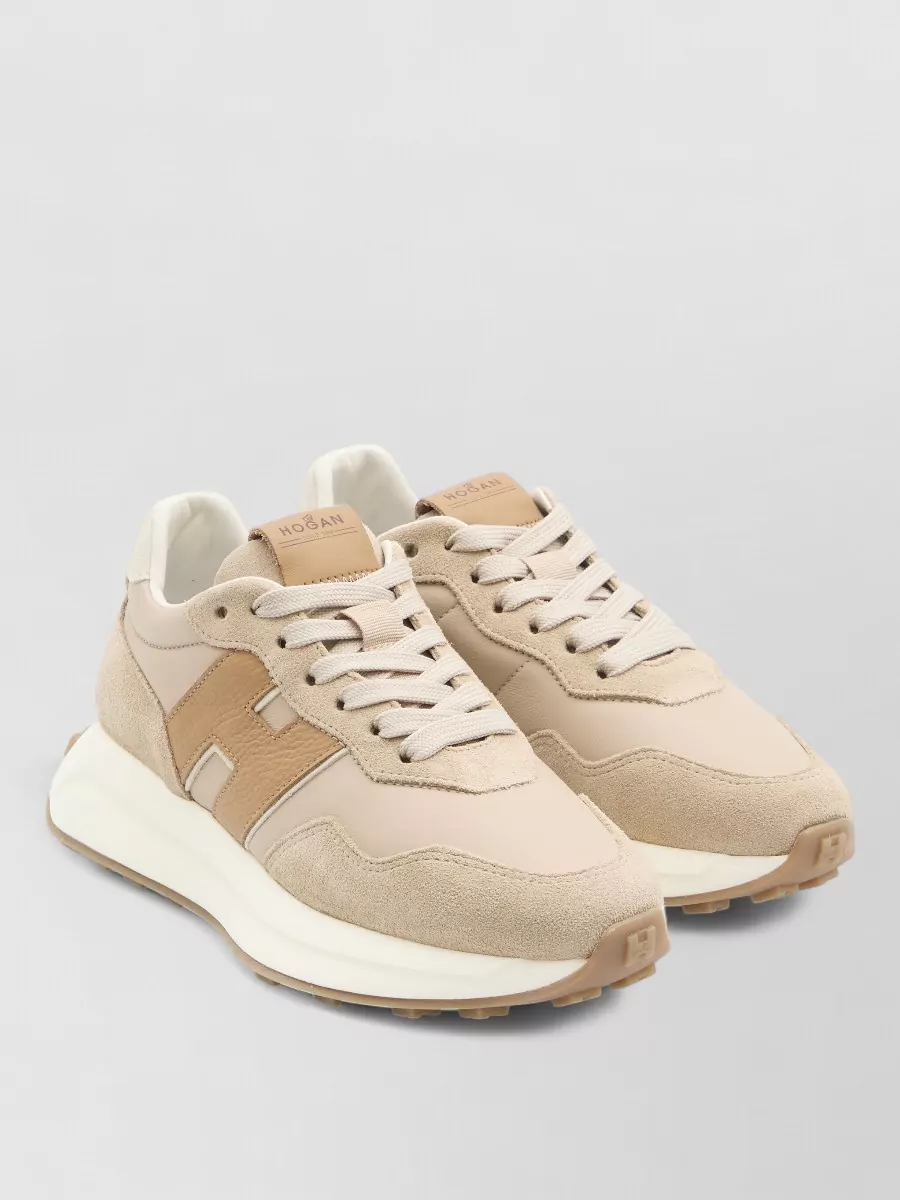 Hogan H641 Low Top Sneakers Suede Nubuck