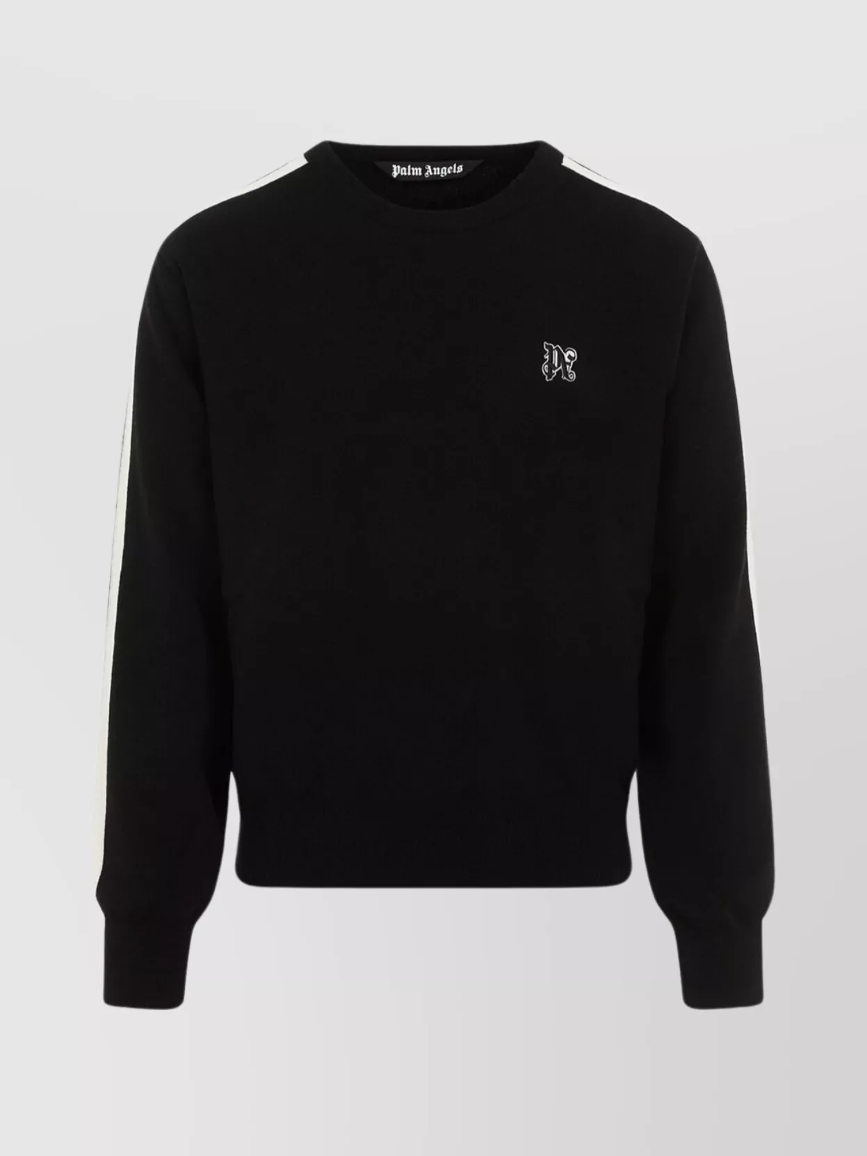 Palm Angels Monogram Track Acrylic Pullover Stripes
