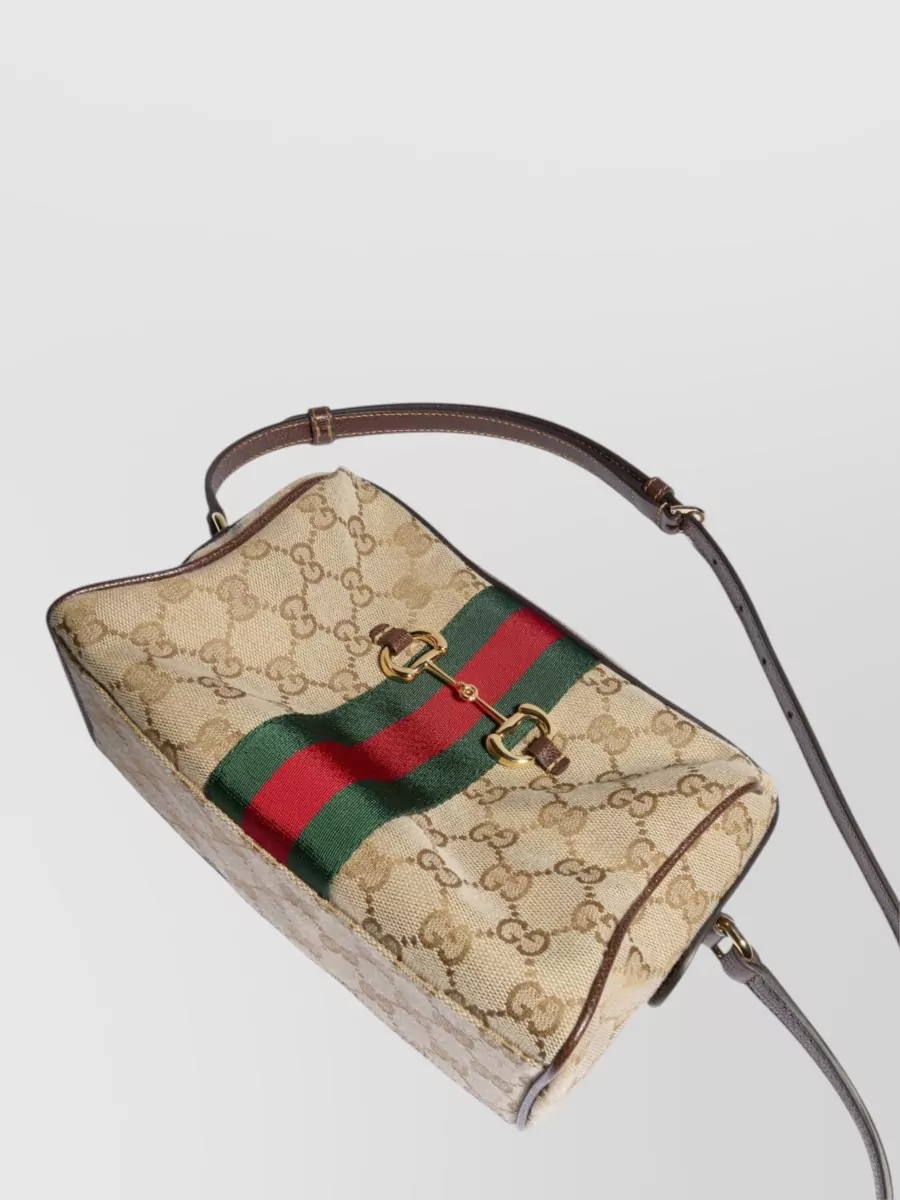 Gucci Horsebit 1955 Small Fabric Belt Bag