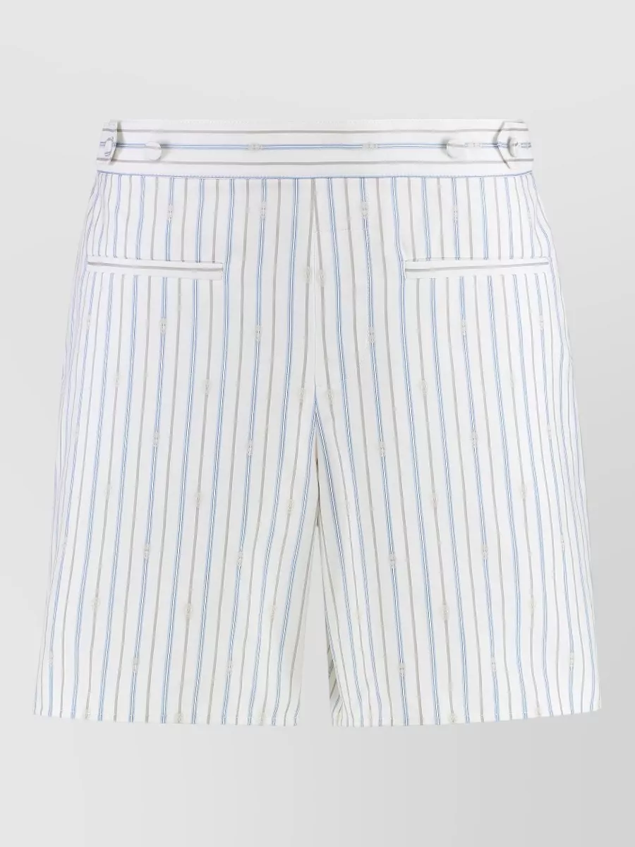 Mc Queen cotton chino shorts