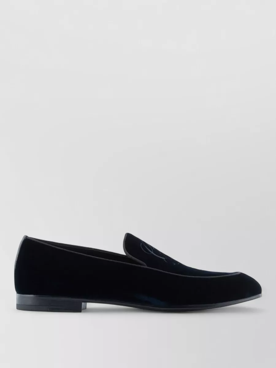 Giorgio Armani velvet loafers
