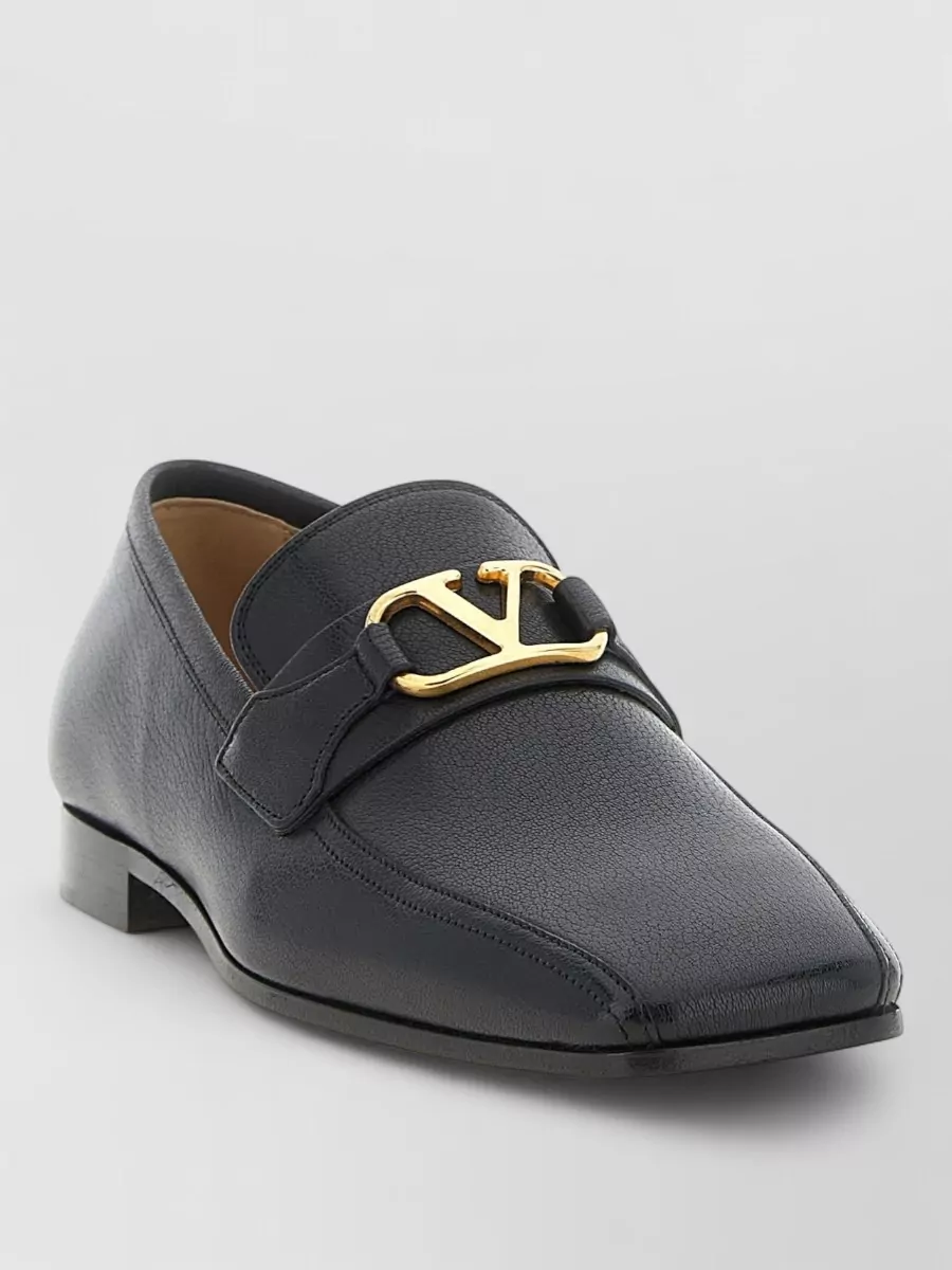 Valentino Garavani Leather Vlogo Signature Loafers