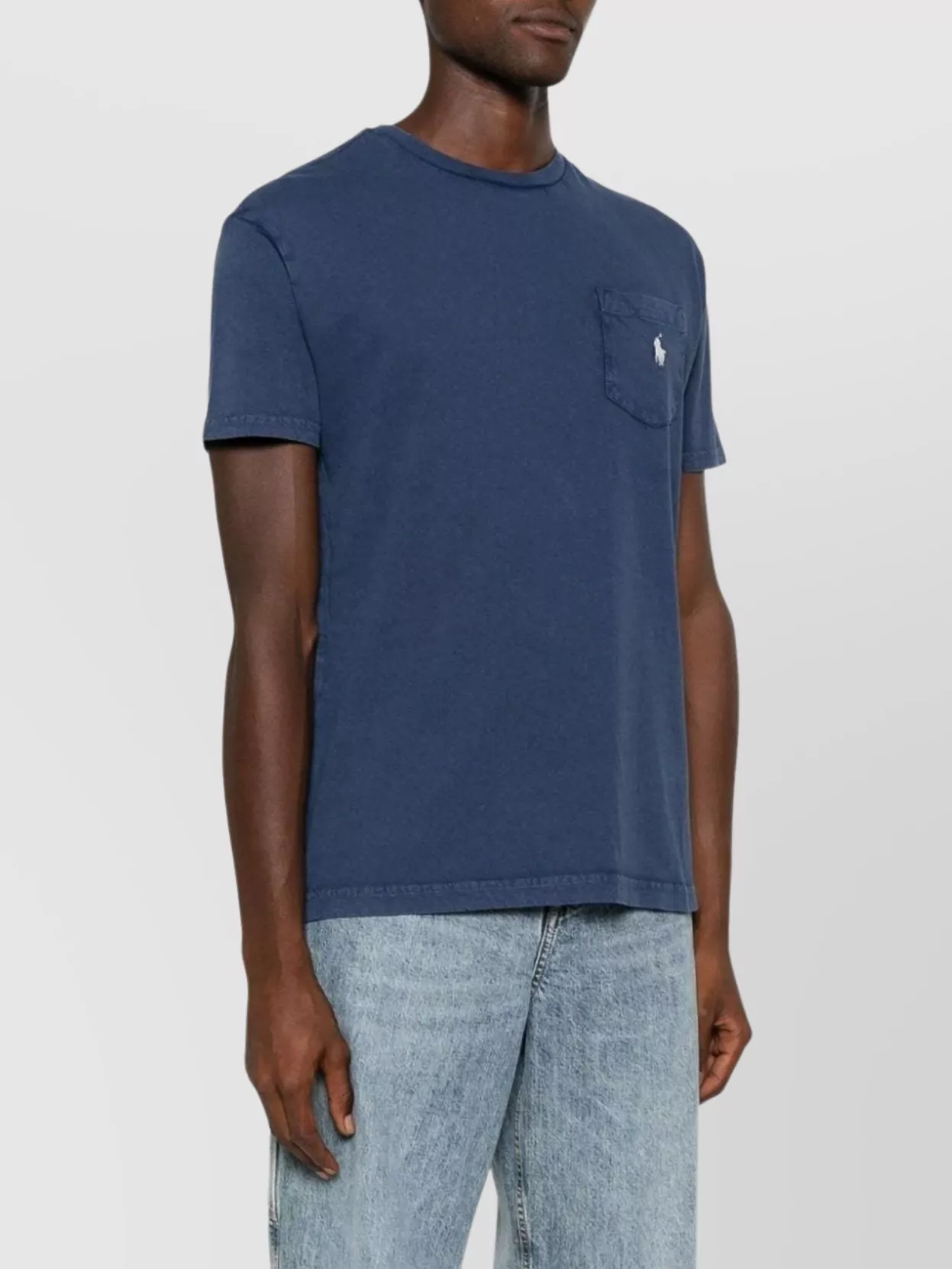 Ralph Lauren Logo Patch Pocket Cotton T-Shirt
