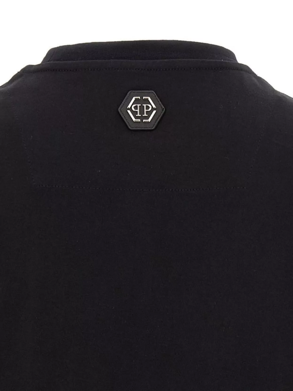 Philipp Plein 'Hexagon' Crew Neck Graphic Print T-Shirt