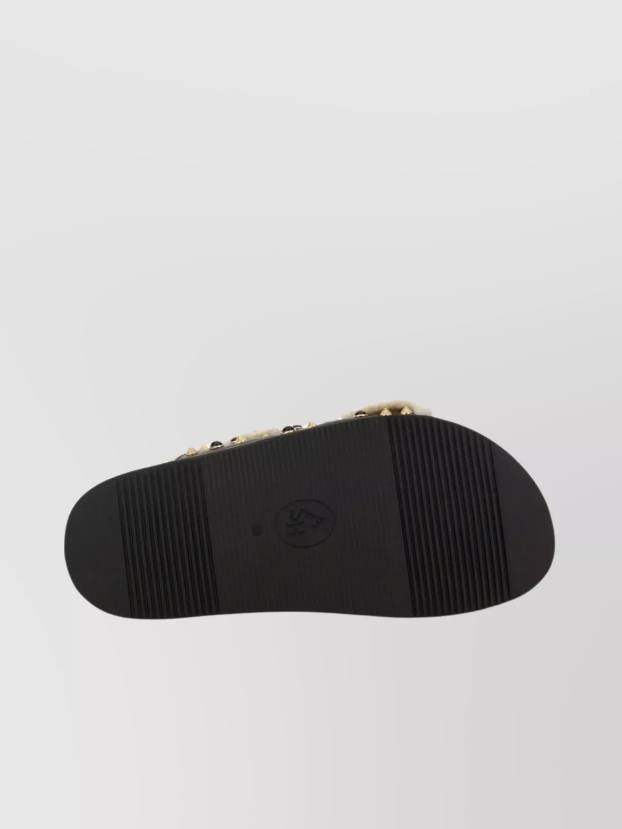 Shop Ash Flat Sole Open Toe Studded Sandals