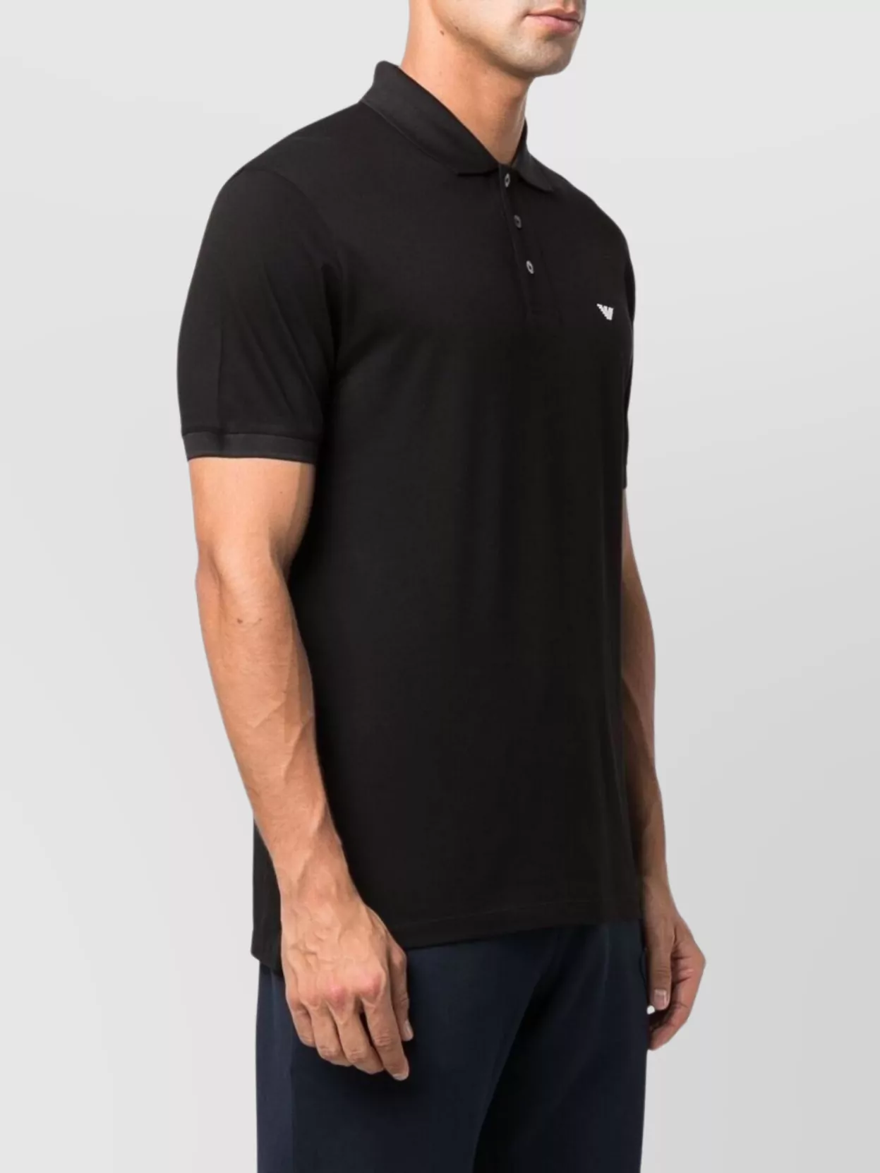 Emporio Armani Logo Cotton Polo Shirt