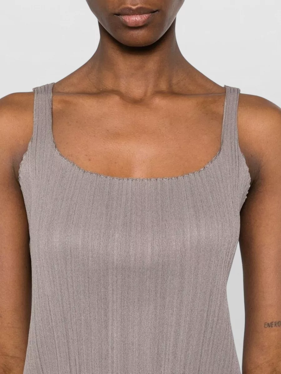 Giorgio Armani Pleated Twin Set Blouse