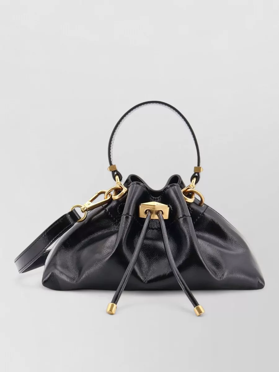 Jimmy Choo Cinch Small Leather Bucket Bag