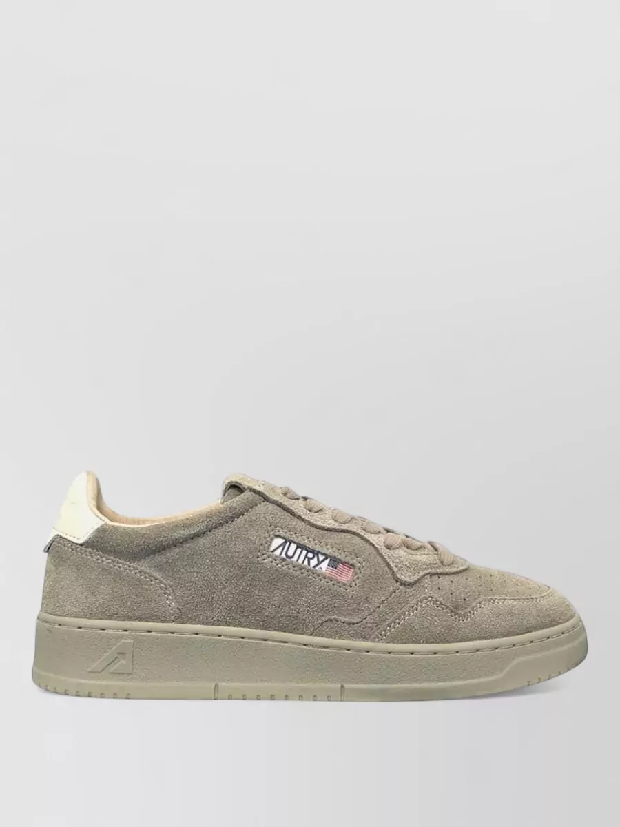 Autry suede leather low-top sneakers