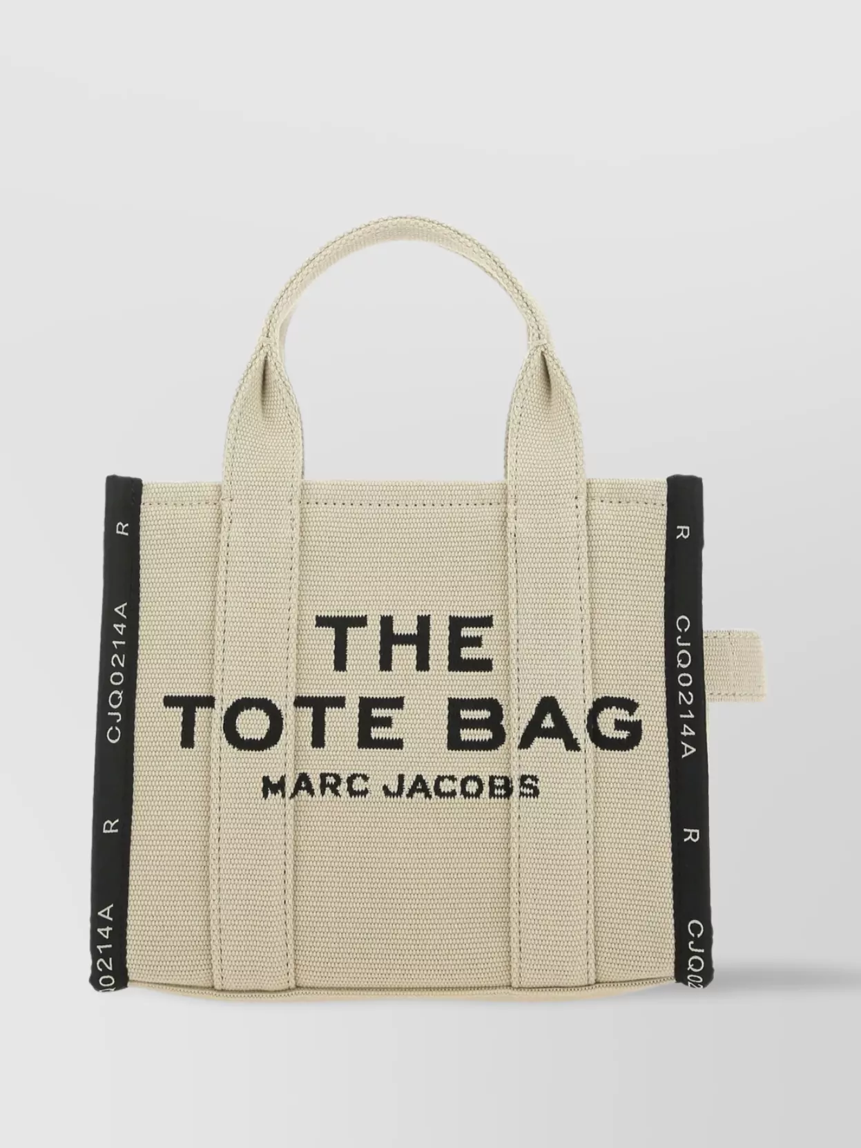 Shop Marc Jacobs The Tote Canvas Shoulder Bag In Beige