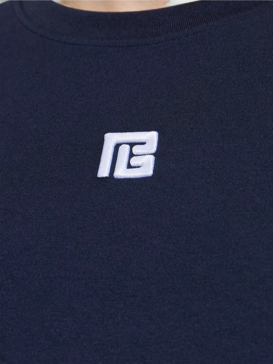 Balmain Short Sleeve Crew Neck Cotton T Shirt