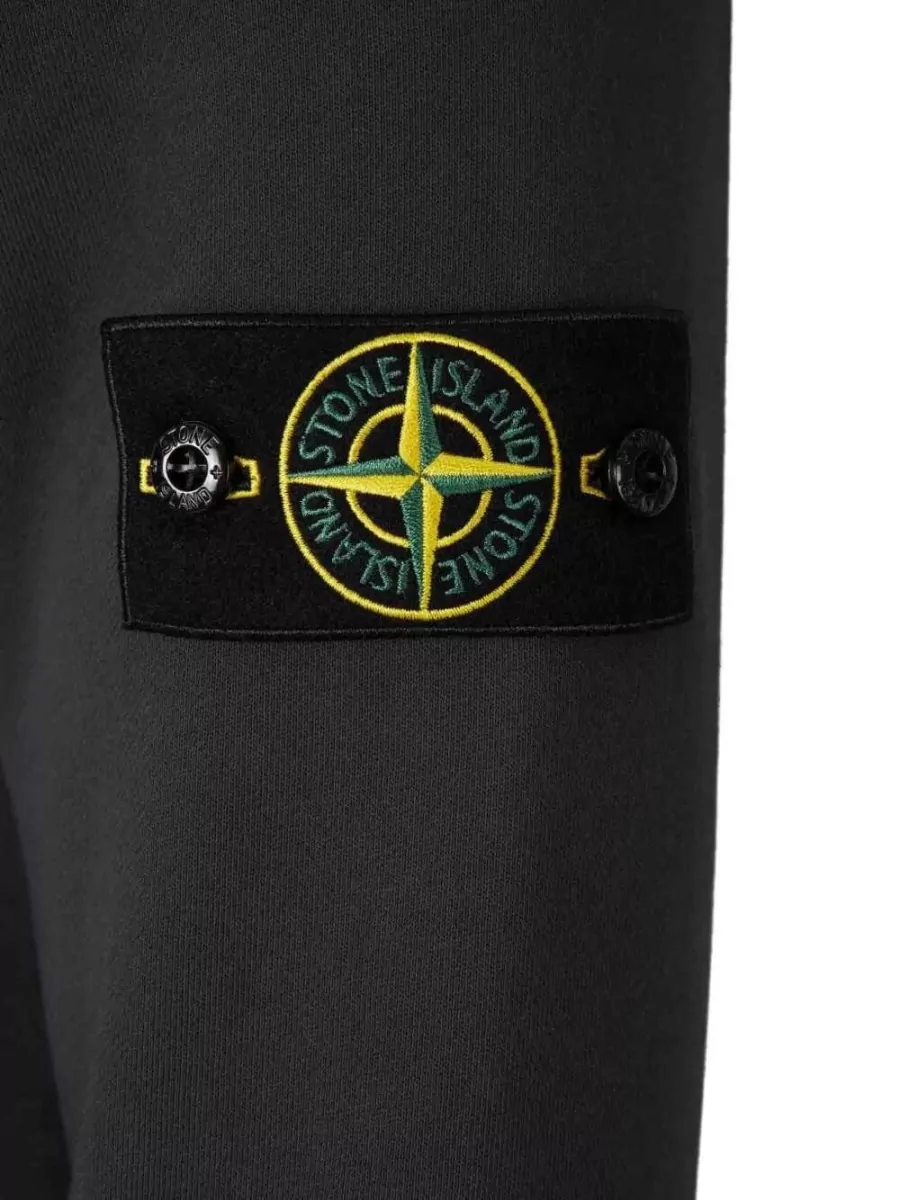 Stone Island Cotton Zip Up Hoodie