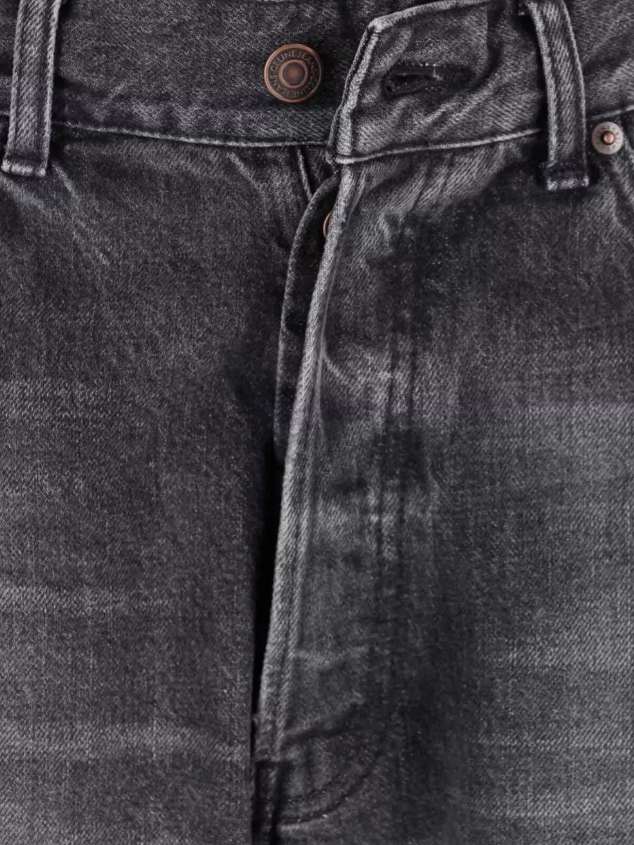 Celine Straight Leg Trousers Faded Effect