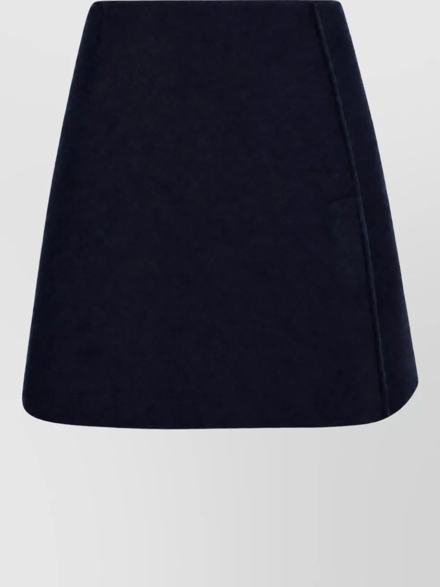 Parosh wool a-line skirt