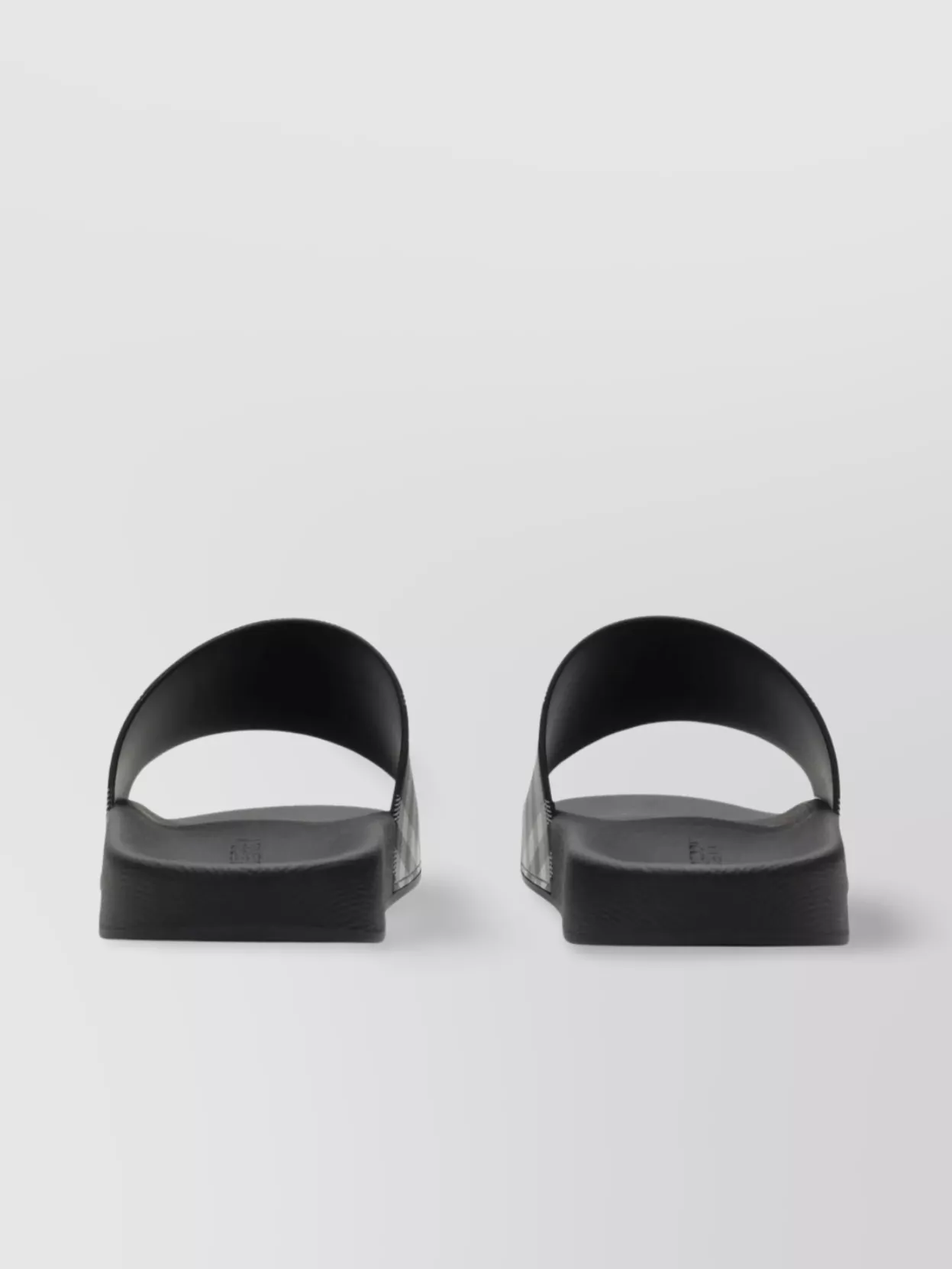 Burberry Check Slip-On Sandals Open Toe