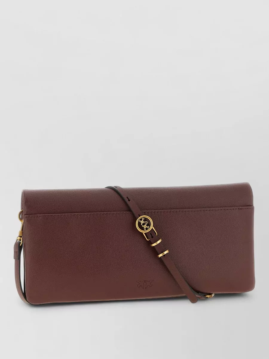 Pinko love bag click medium leather cross-body bag