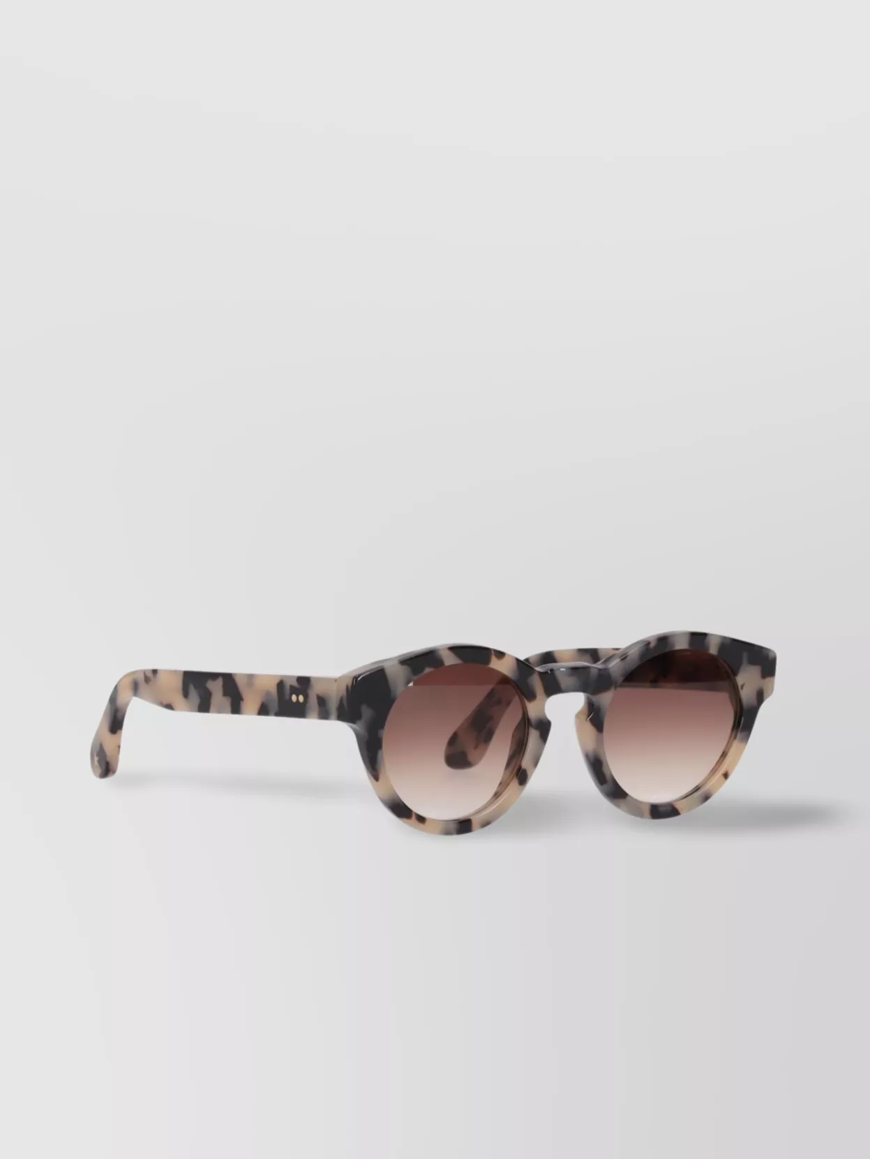 Golden Goose Round Frame Tortoiseshell Sunglasses