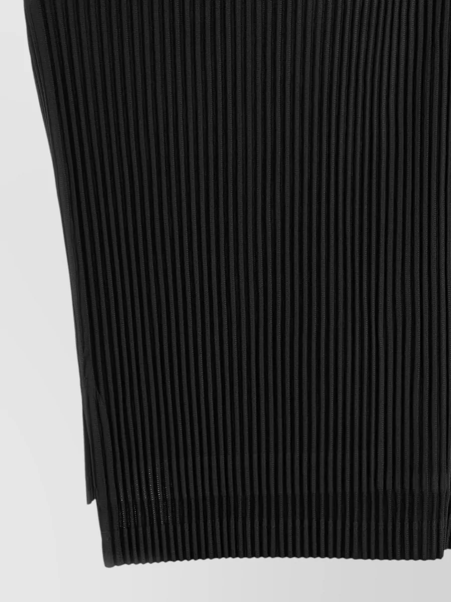Homme Plisse Issey Miyake Pleated Short-Sleeve Bowling Shirt