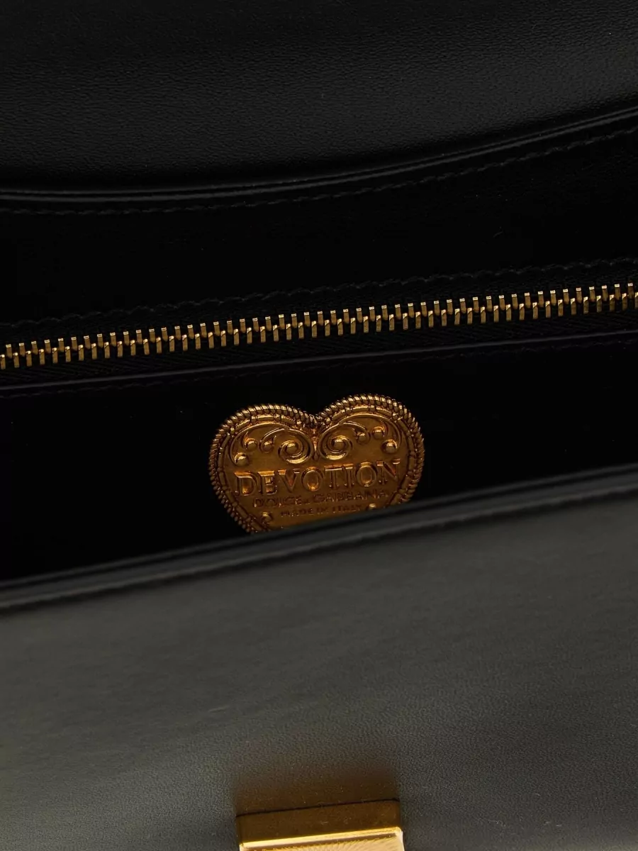 Dolce&Gabbana Devotion Crossbody Bag Chain Strap Heart