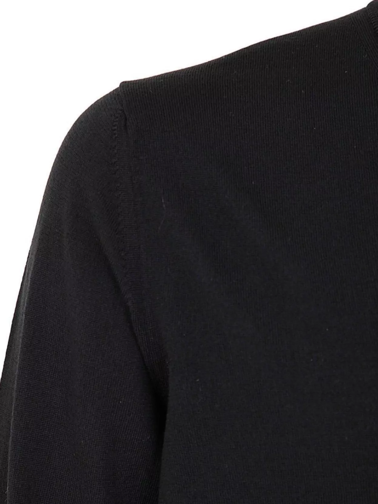 Zanone V-Neck Ribbed Pullover Long Sleeves