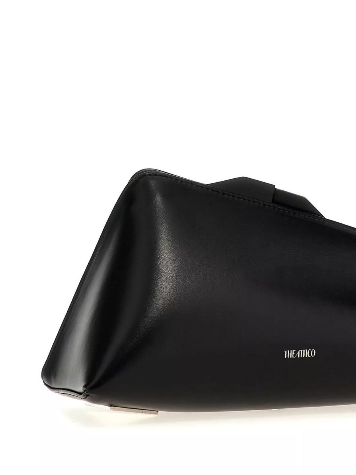 Attico Day Off Leather Shoulder Bag