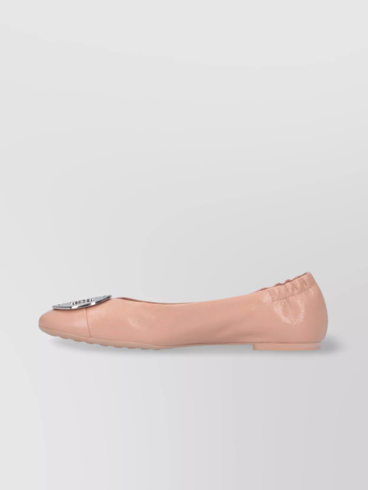 Tory Burch Elasticized Back Round Toe Ballerina Shoes