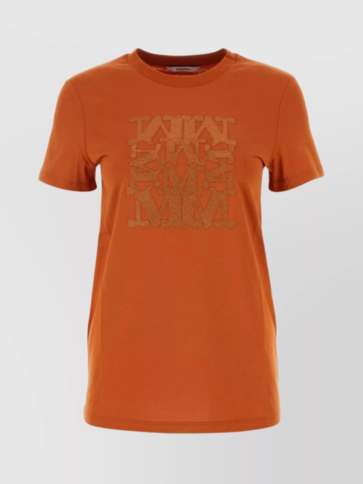 Shop Max Mara Crew Neck Taverna T-shirt With Short Sleeves
