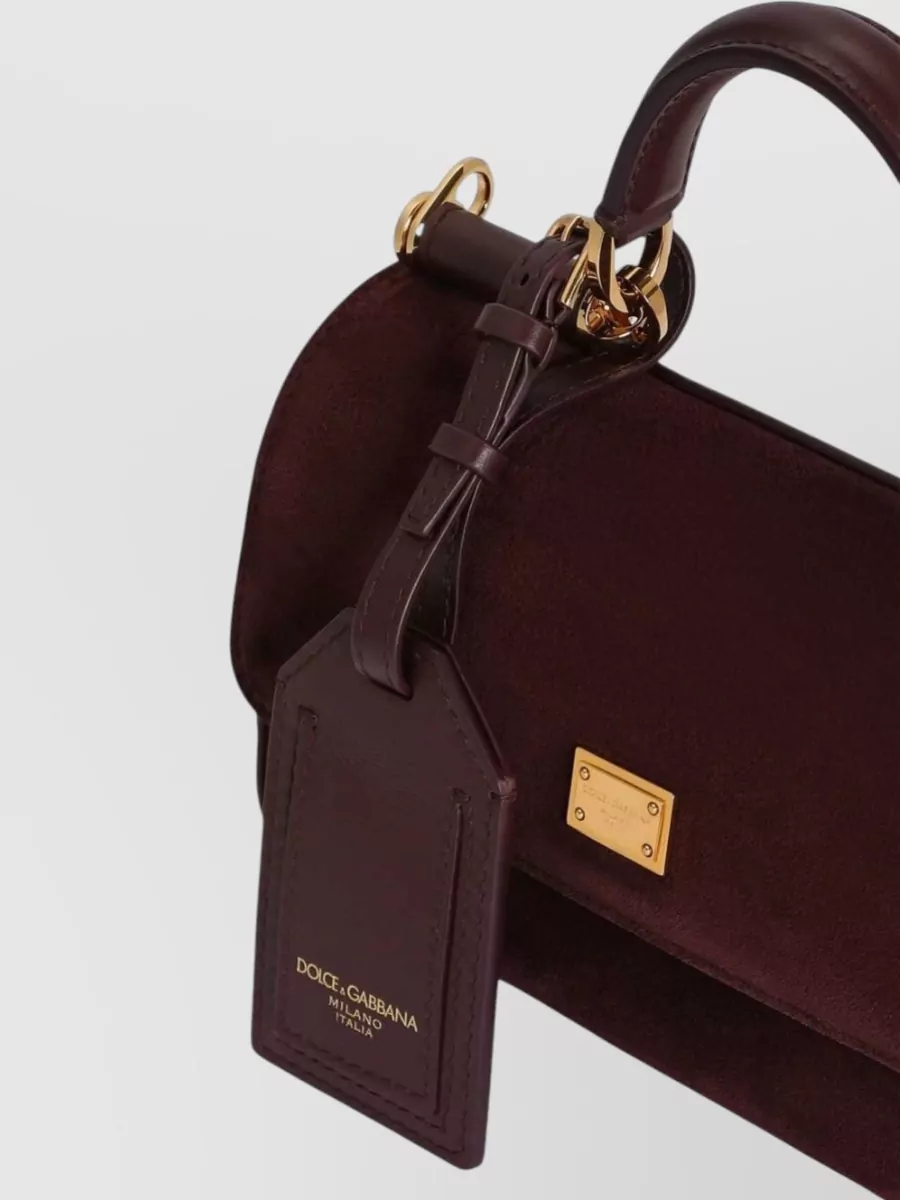 Dolce&Gabbana My Sicily Mini Leather Shoulder Bag