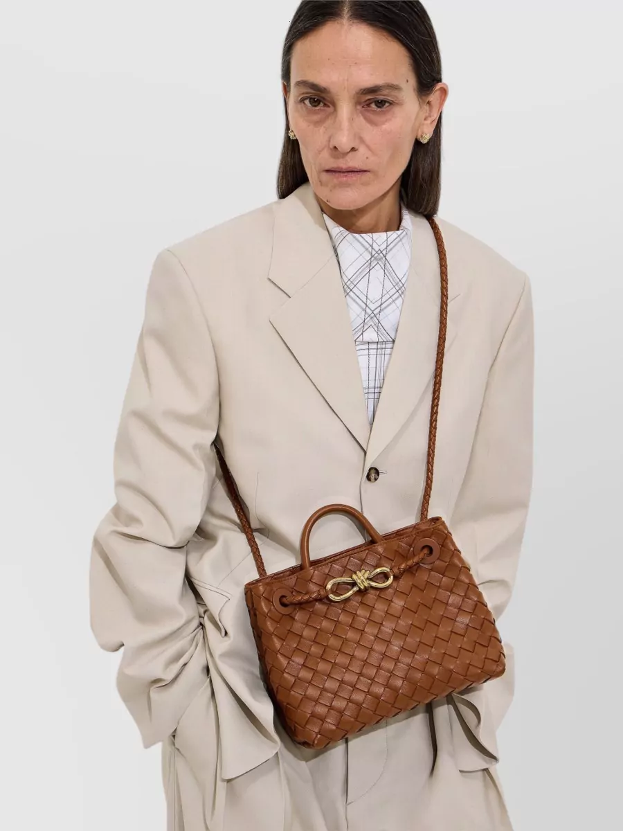 Bottega Veneta Andiamo Small Leather Shoulder Bag