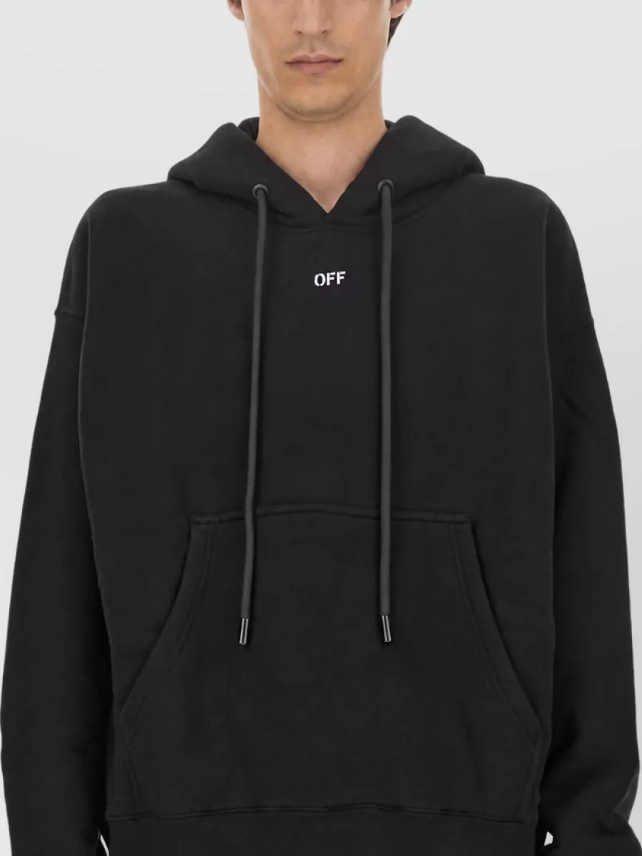 Off-White Cotton logo hoodie